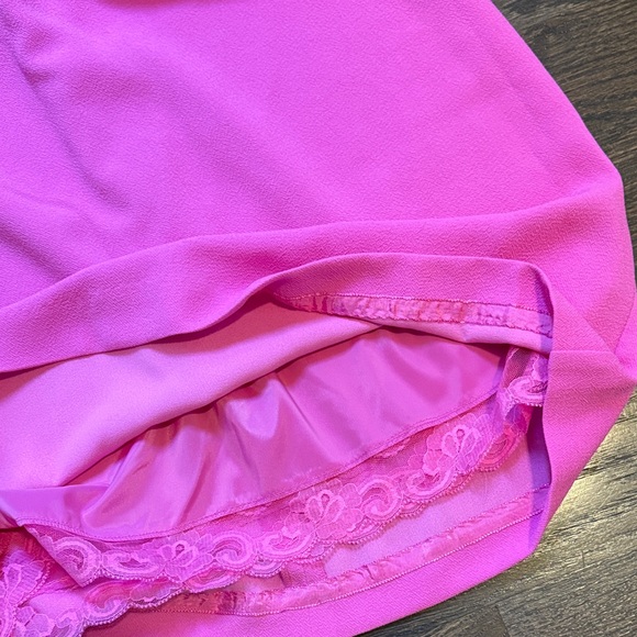 Pink Ruffle Sleeve Dress - Picture 5 of 6